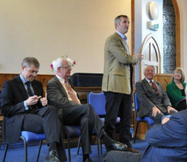 Liam McArthur MSP intoduces Lord Steel.