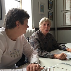 Lin MacMillan and Elspeth Attwooll